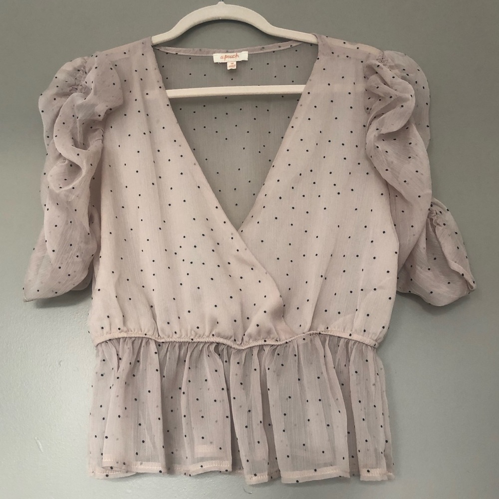 Puff sleeve blouse